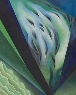 《Blue and Green Music》Georgia O’Keeffe