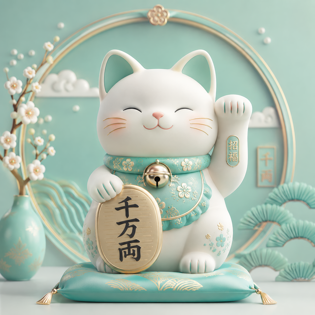 [AI Art] 招財貓
