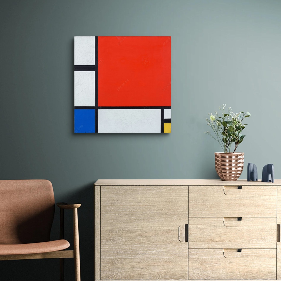Composition with Red, Blue and Yellow