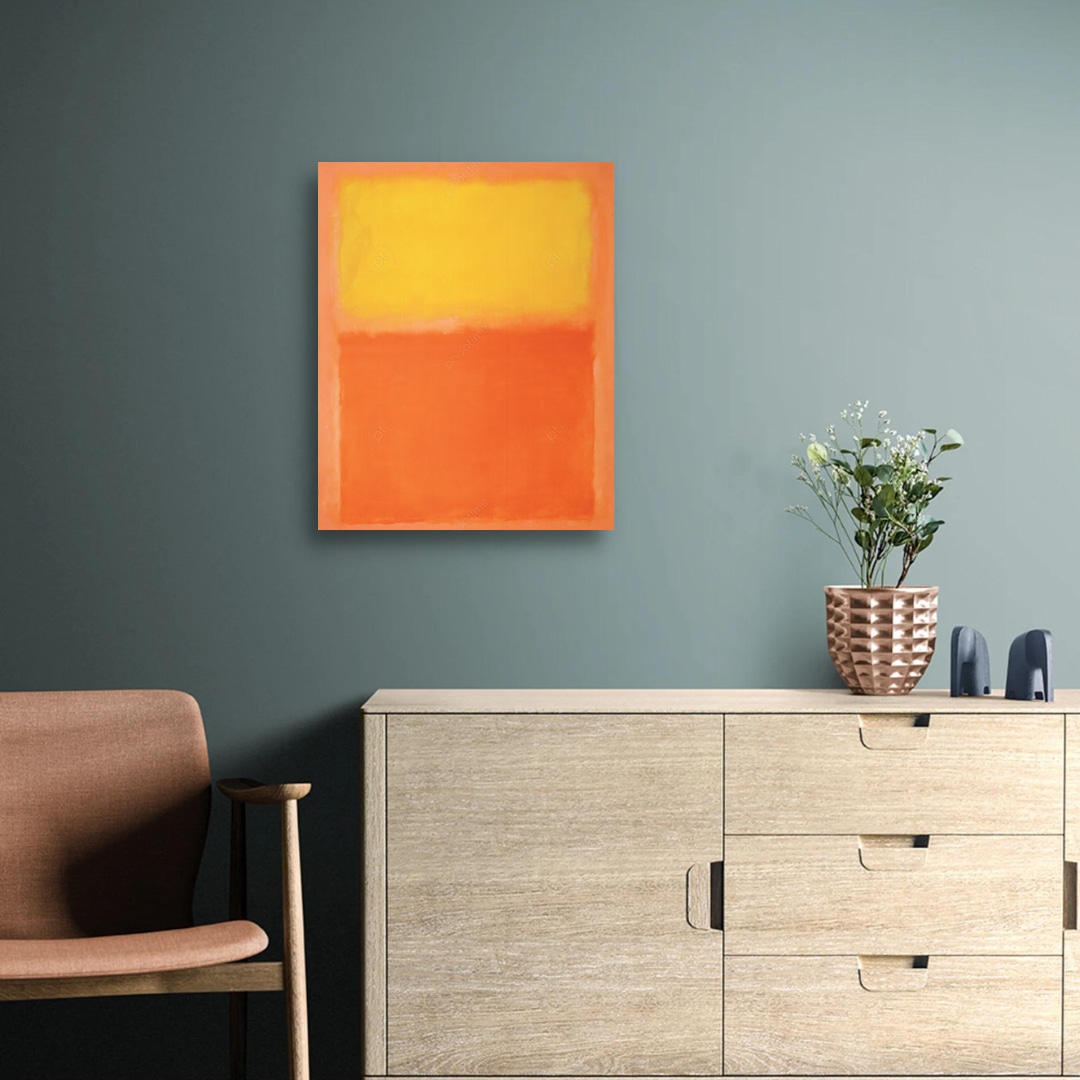《Orange and Yellow》馬克·羅斯科 | phootime 藝術微噴無框畫第一品牌