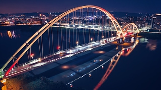 新月橋夜景