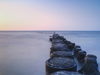 新竹新豊の海岸風景