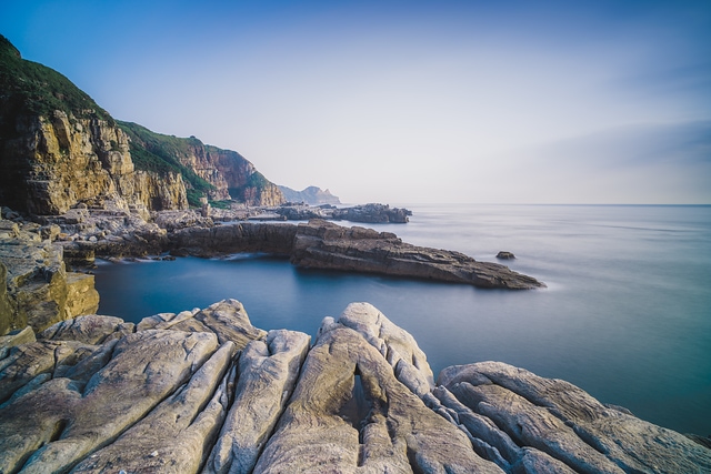 龍洞灣岬海岸風景
