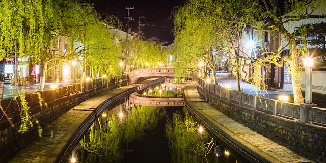 城崎温泉の夜景