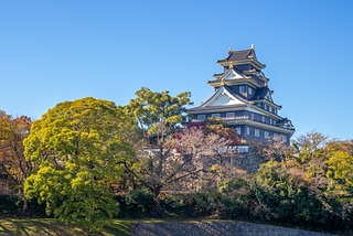 日本岡山城天守閣