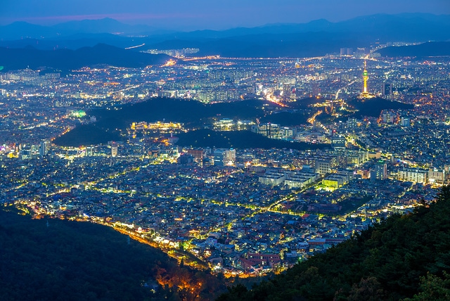 大韓大邱夜景