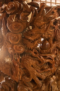 青岸渡寺充滿靈性的木雕神龍