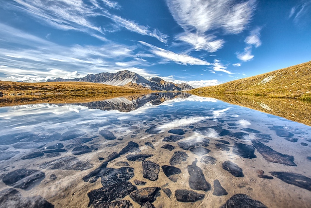 Reflections from Stelvio Pass, Italy