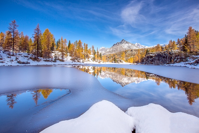 Autumn in Mufulè Lake