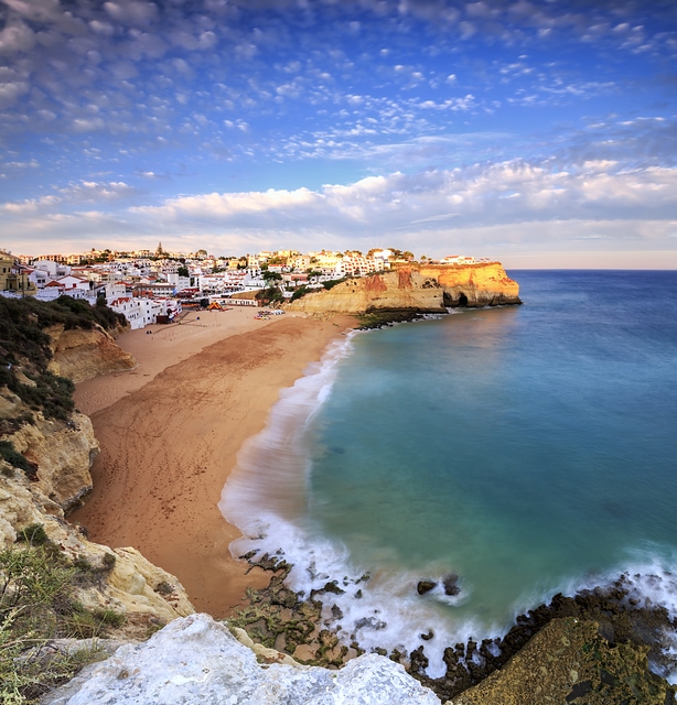 Panoramic view of Carvoeiro Portugal