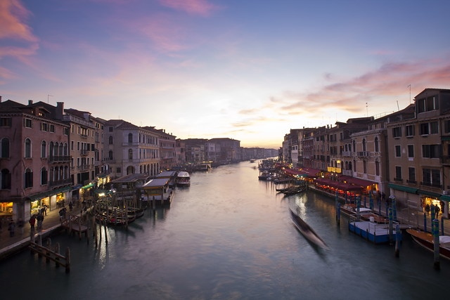 Sunset in Venice