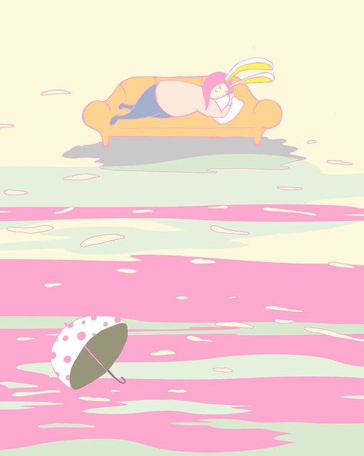 親愛的，我夢見了你。lightly