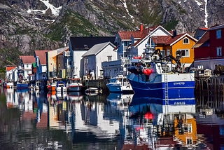 Small villege in Norway