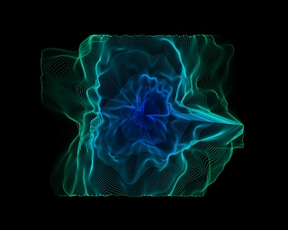 Abstract colorful curve background
