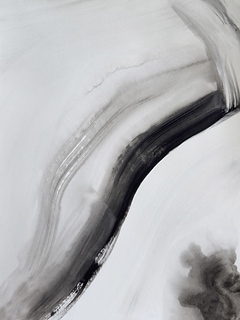 Black and white abstract artwork