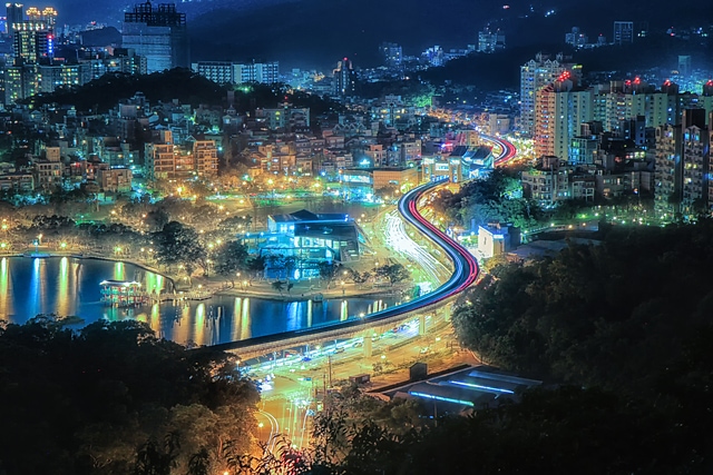 康樂山夜景