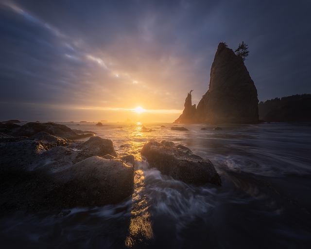 夕陽光束/Beam of Light